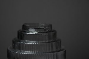 Florero Murcia Gloss Fumé Gris