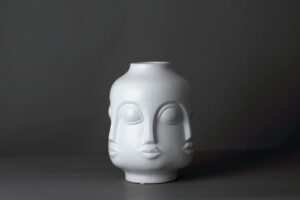 Florero ADLER mediano blanco