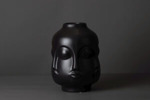 Florero ADLER mediano negro